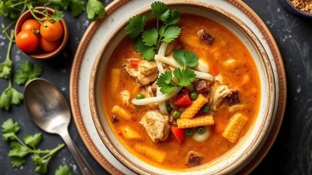 Diabetic High-Protein Tex-Mex Chicken Soup