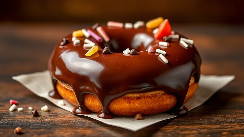 Dunkin's Chocolate Glazed Donut (Copycat Recipe)