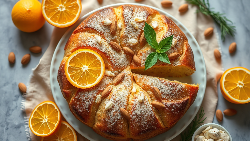 Easter Bread with Citrus and Almonds