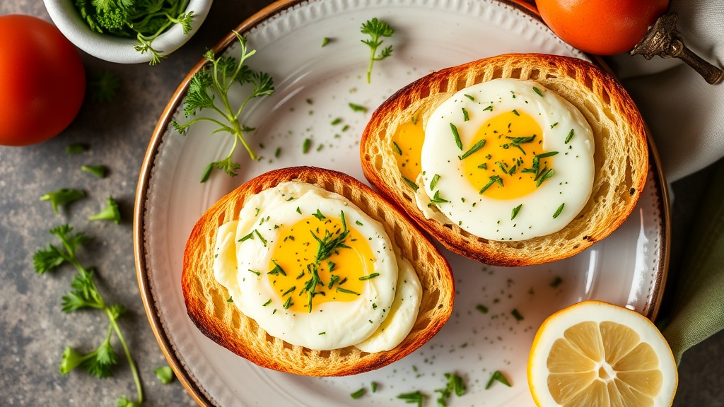 Egg Bread with Herb Butter