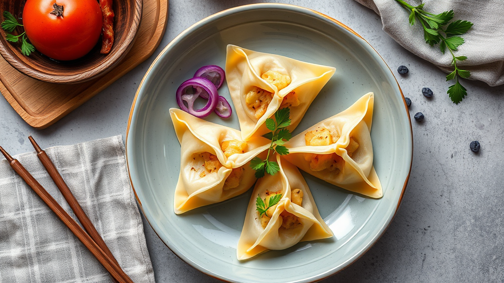 Egg Meat Feast Wontons
