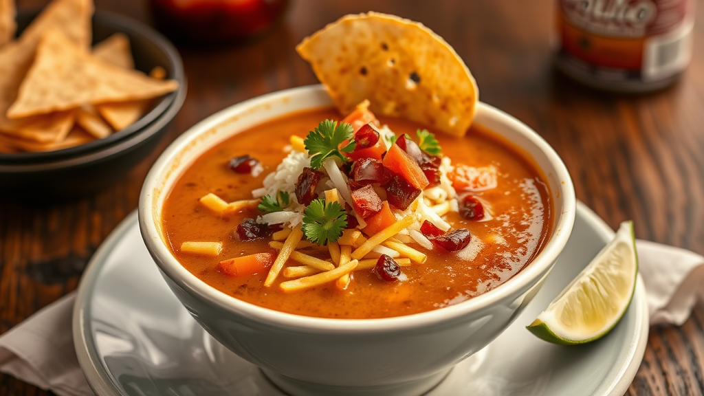 El Pollo Loco's Tortilla Soup (Copycat Recipe)