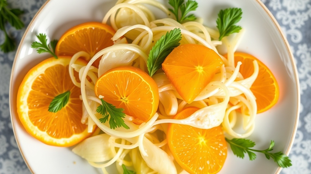 Fennel and Orange Salad with Honey Vinaigrette