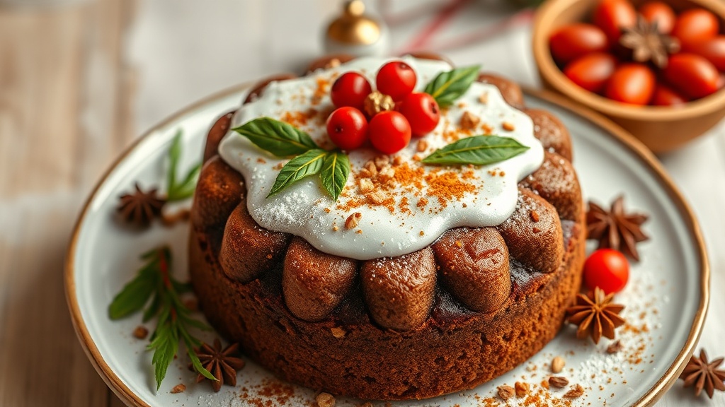 Festive Spiced Christmas Cake