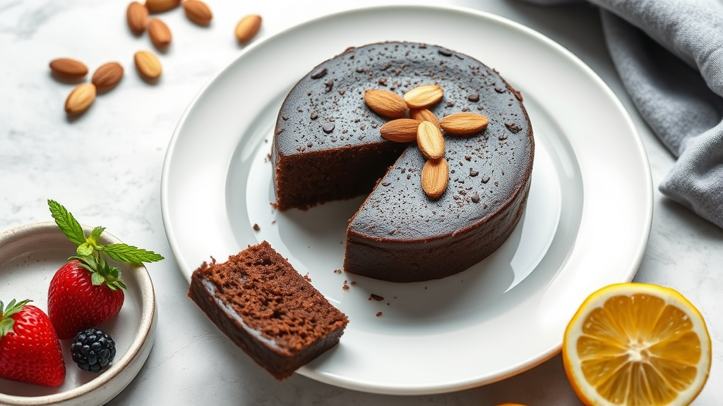 Flourless Chocolate Almond Cake
