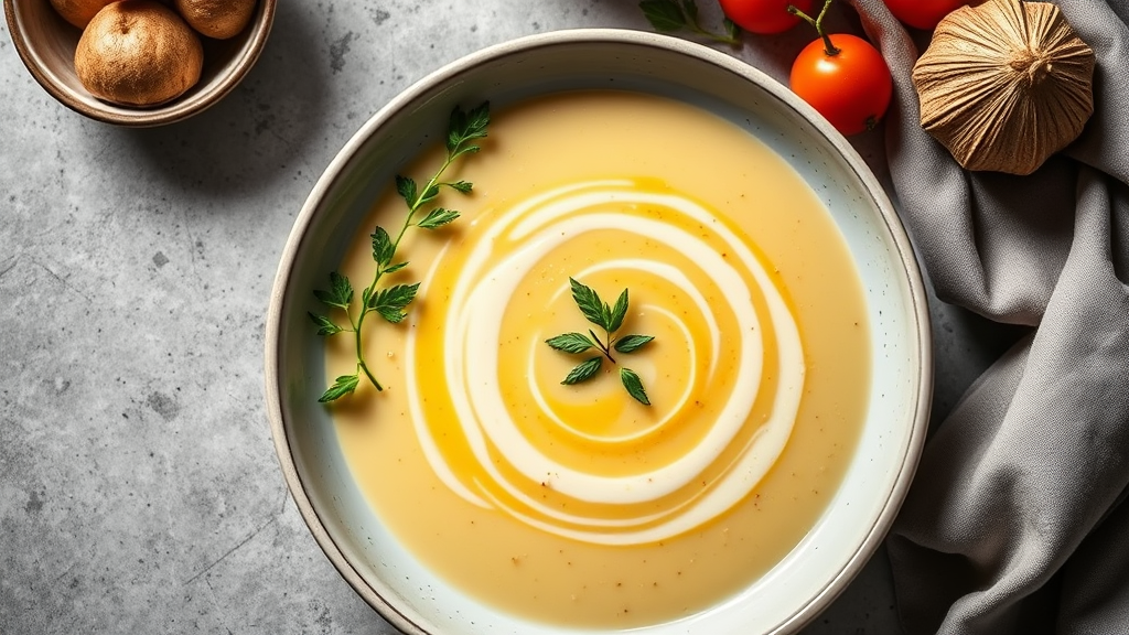 French-Inspired Creamy Potato Leek Soup