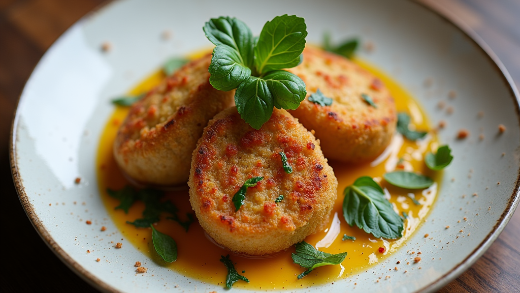 Fried Green Tomatoes with Spicy Remoulade