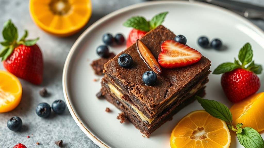 Fruity Macro-Friendly Brownies