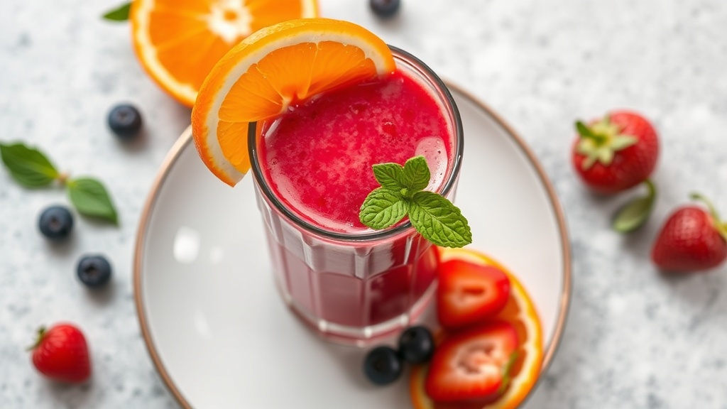 Fruity Orange-Berry Smoothie