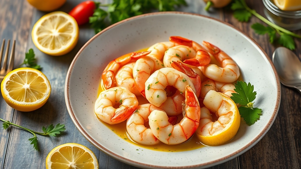 Garlic Butter Shrimp with Lemon and Herbs