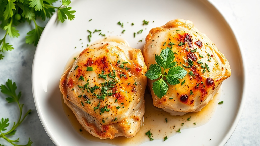 Garlic Herb Chicken Thighs