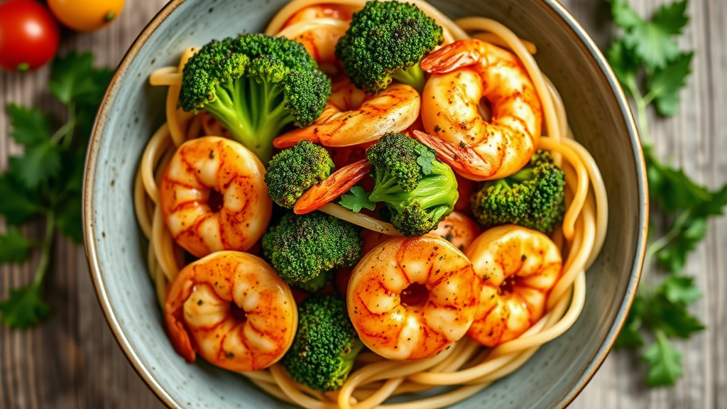 Garlicky Shrimp & Broccoli One-Pot Wonder