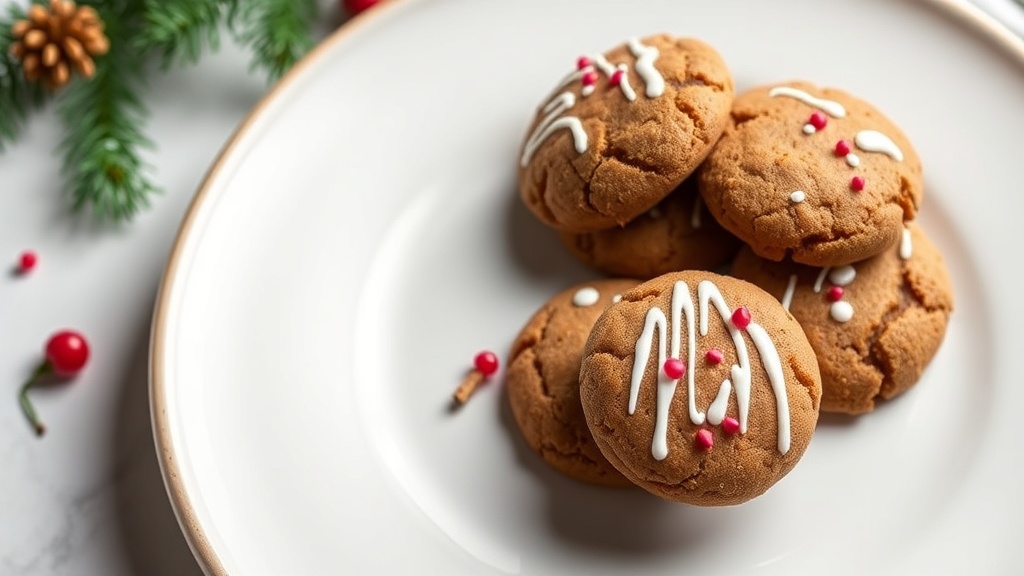 Gingerbread Cake Mix Cookies