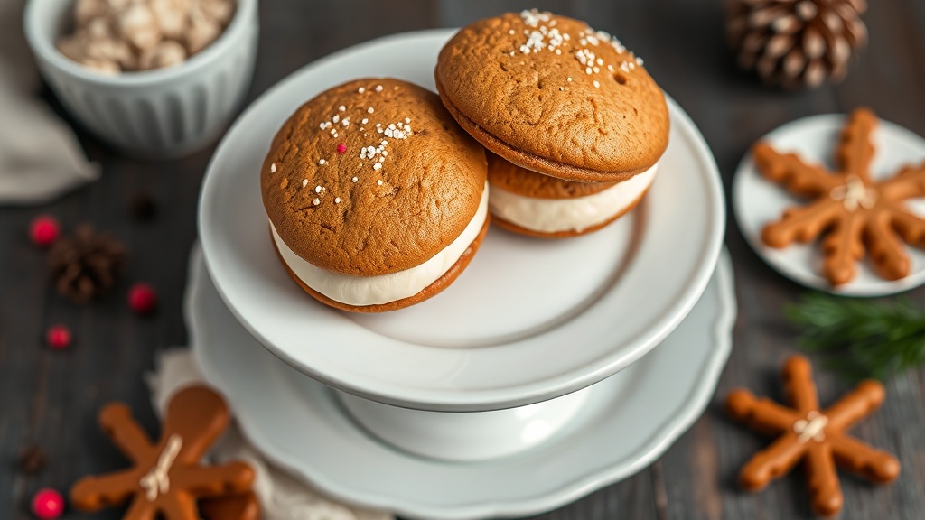 Gingerbread Whoopie Pies