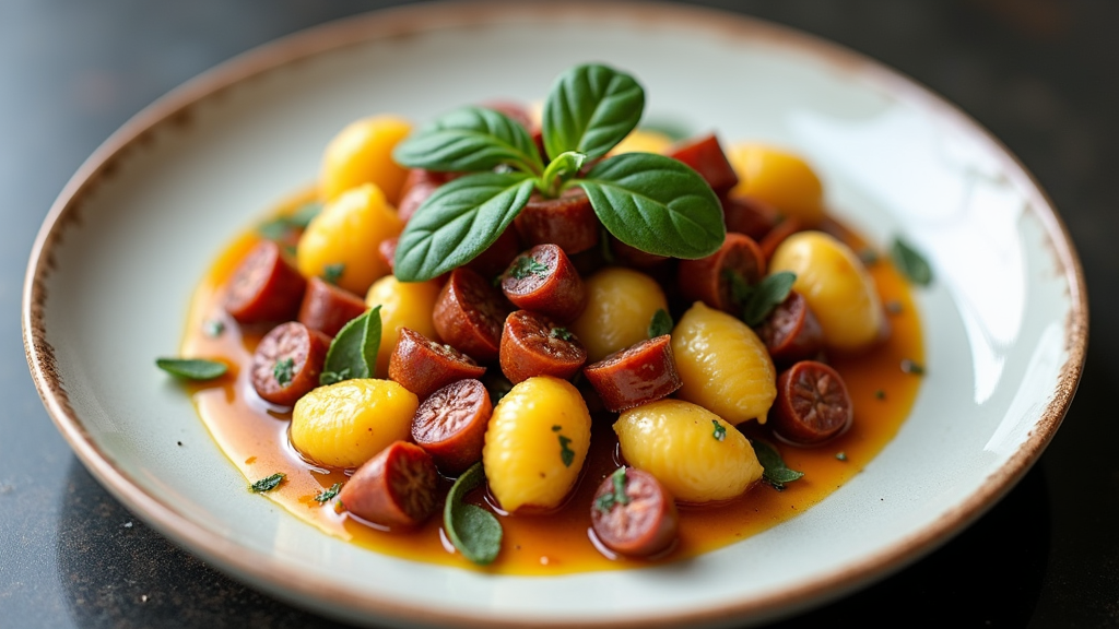 Gnocchi with Italian Sausage and Sage Brown Butter