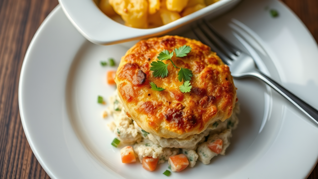 Green Chile Chicken Biscuit Casserole