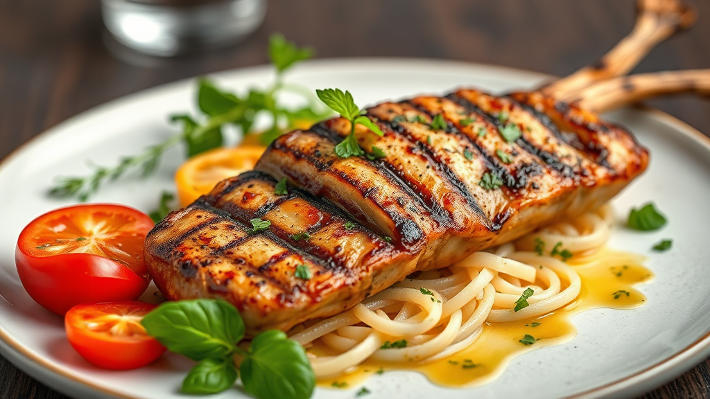 Grilled Squirrel with Herb Marinade