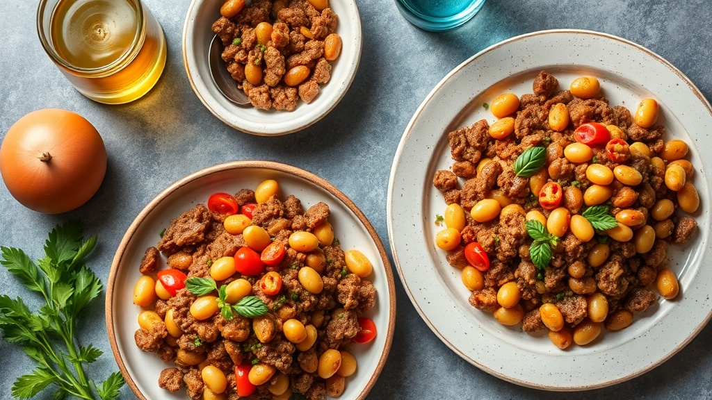 Ground Beef and Cannellini Bean Casserole