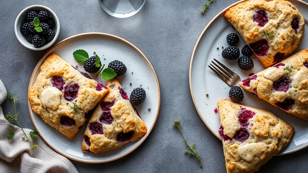 Harvest Blackberry Thyme Scones