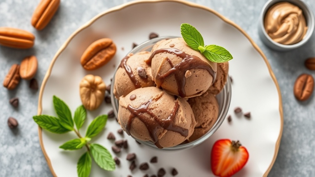Healthy Chocolate Peanut Butter Ice Cream