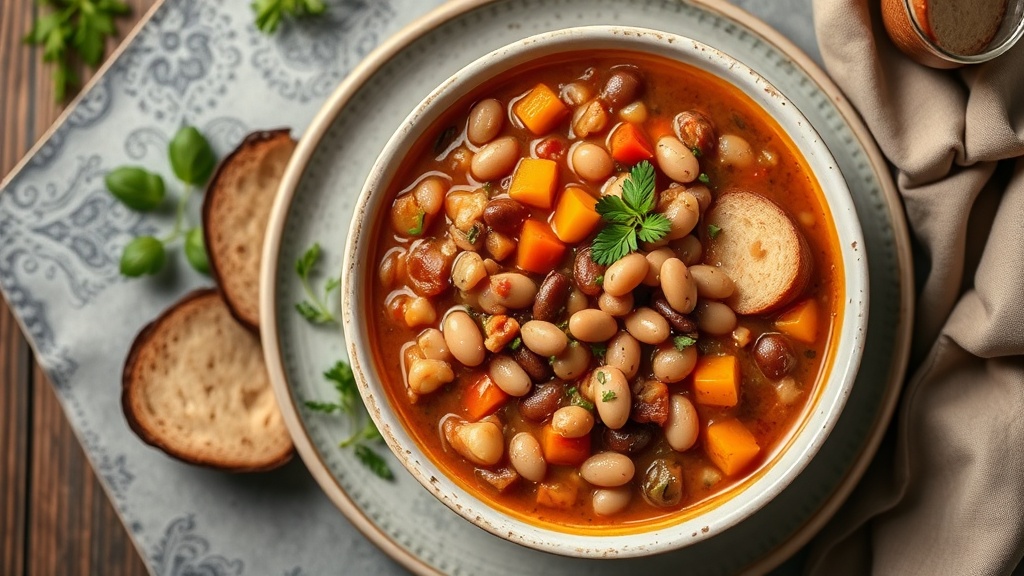 Hearty Bean Medley Stew