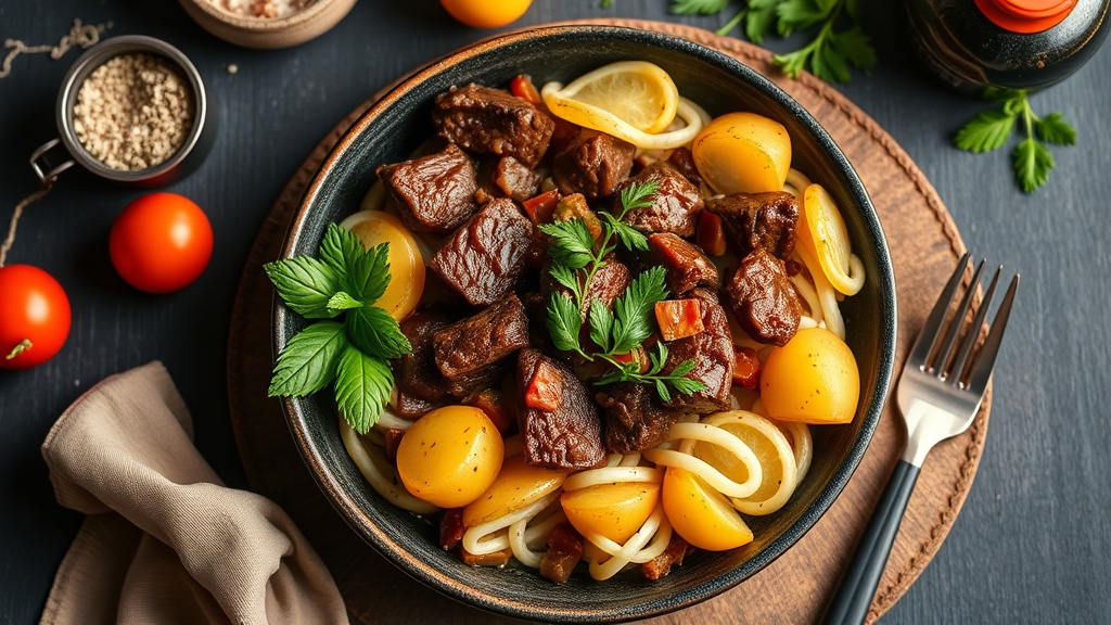 Hearty Beef and Potato Skillet