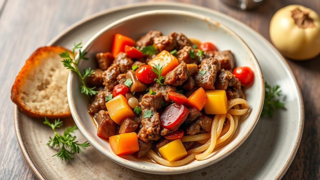 Hearty Beef and Vegetable Casserole