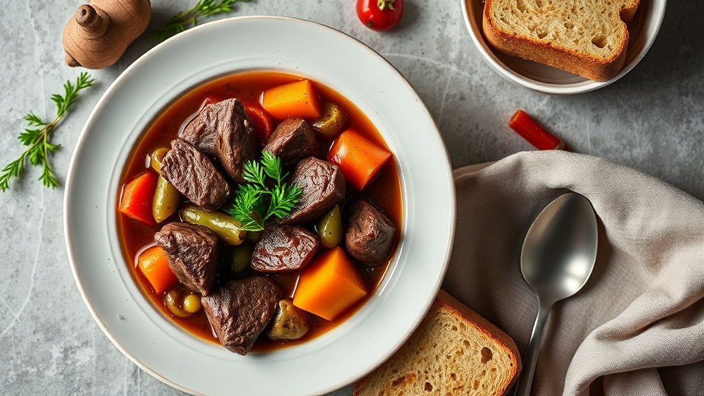 Hearty Beef Stew with Root Vegetables