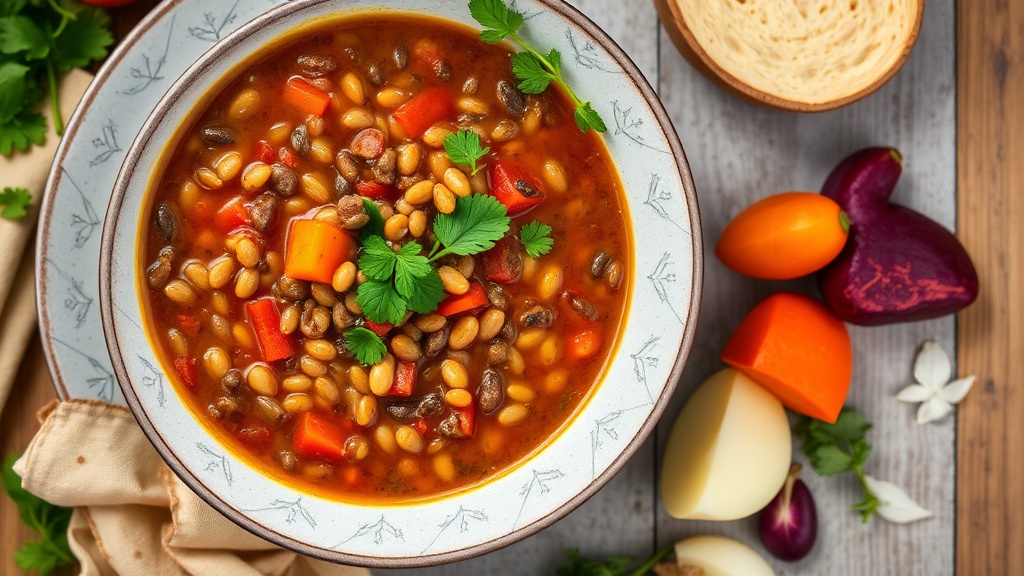 Hearty Lentil and Vegetable Soup