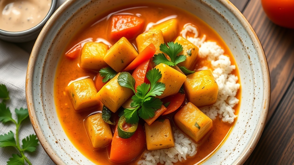 Hearty Vegetable Curry with Tofu