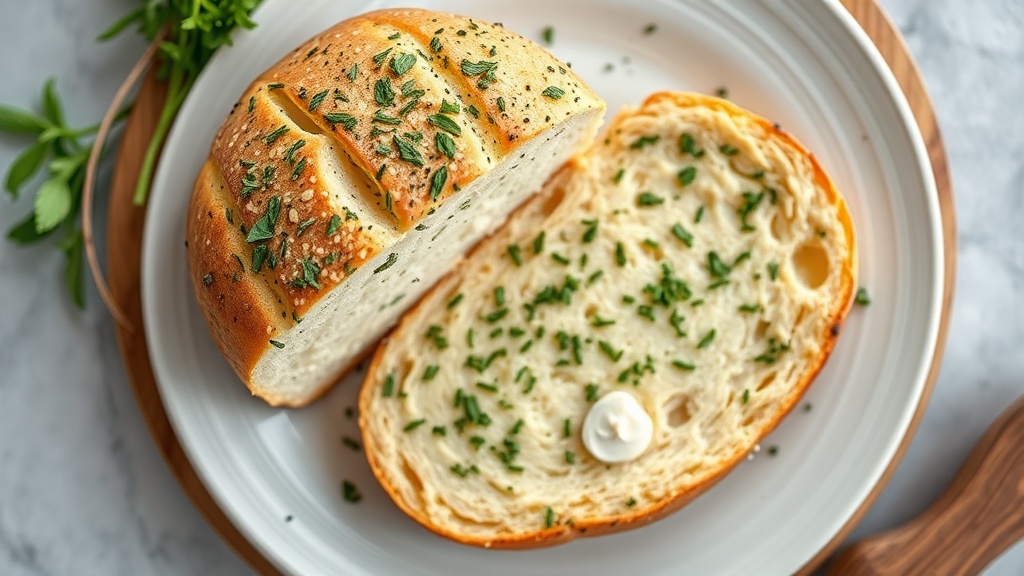 Herb and Garlic Artisan Bread