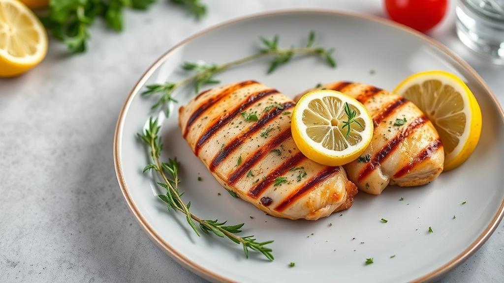 Herb and Lemon Grilled Chicken Breast
