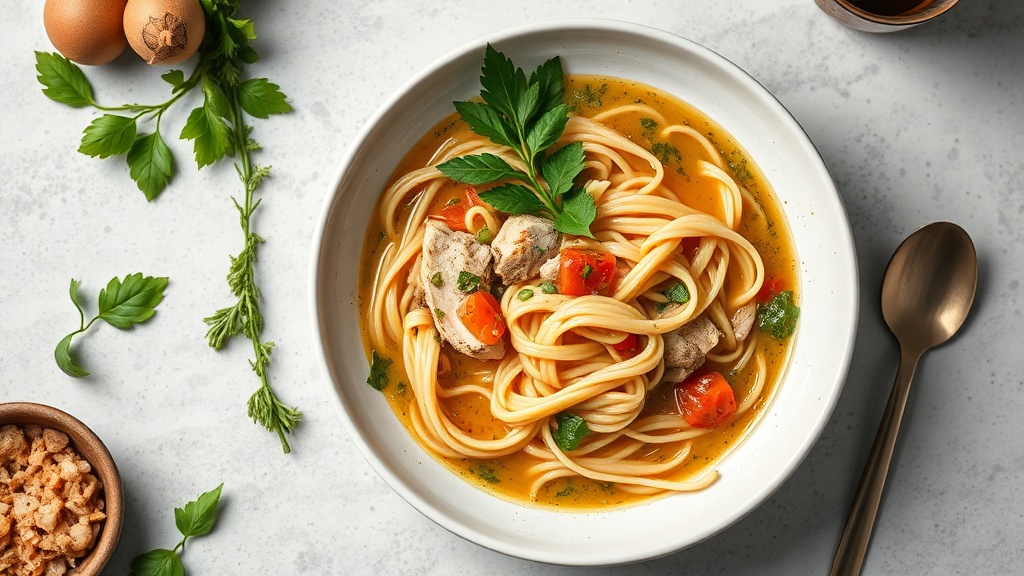Herbed Chicken Noodle Soup