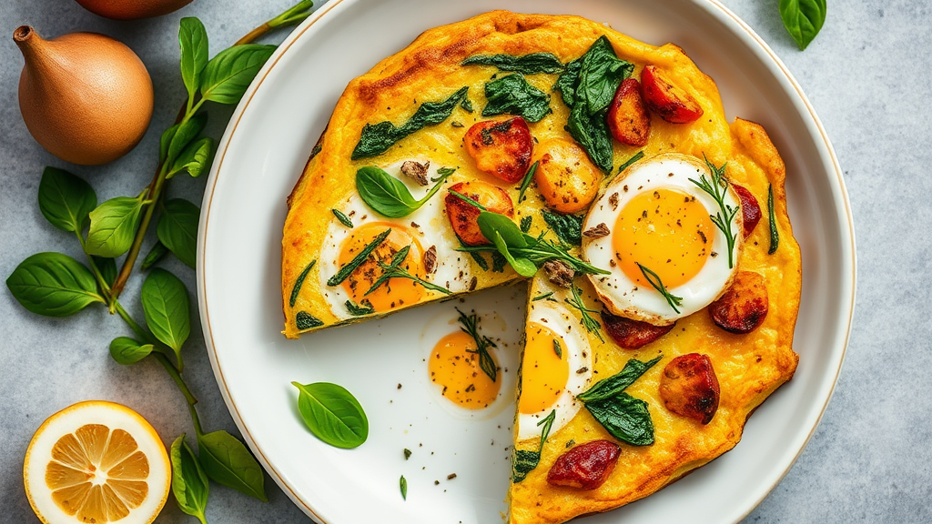 Herbed Egg and Spinach Frittata