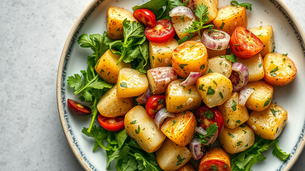Herbed Potato Salad with Mustard Vinaigrette