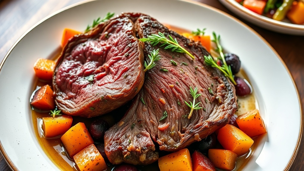 Herb-Infused Chuck Roast with Root Vegetables
