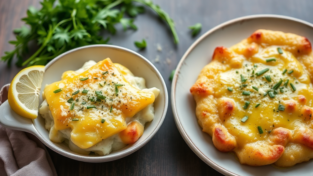 Herb-Infused Creamy Potato Gratin