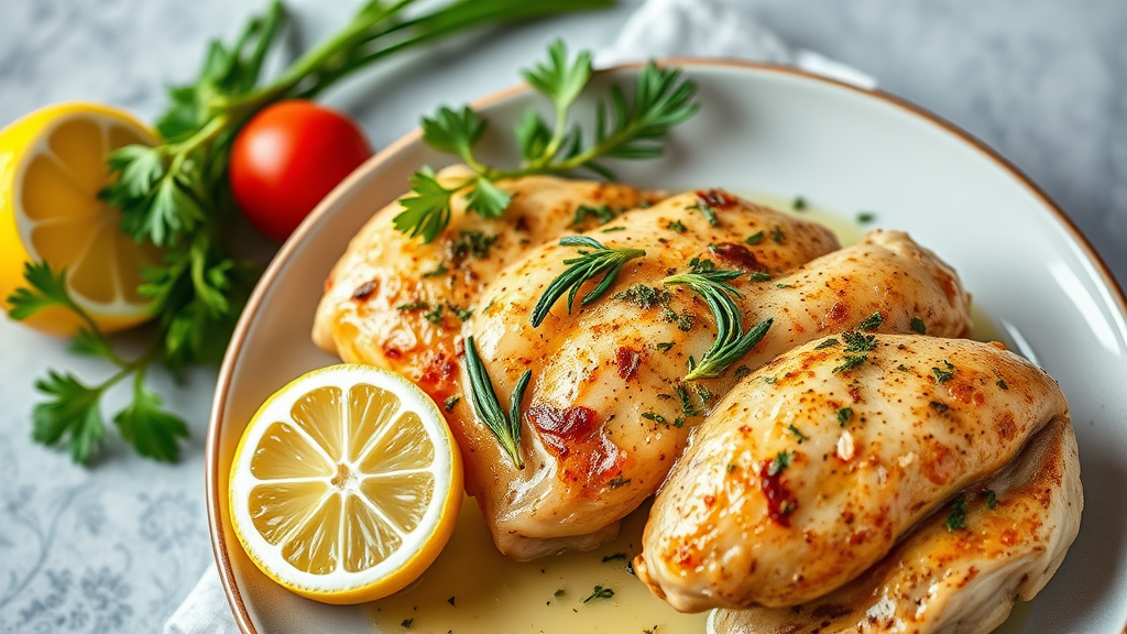 Herb-Infused Lemon Garlic Chicken