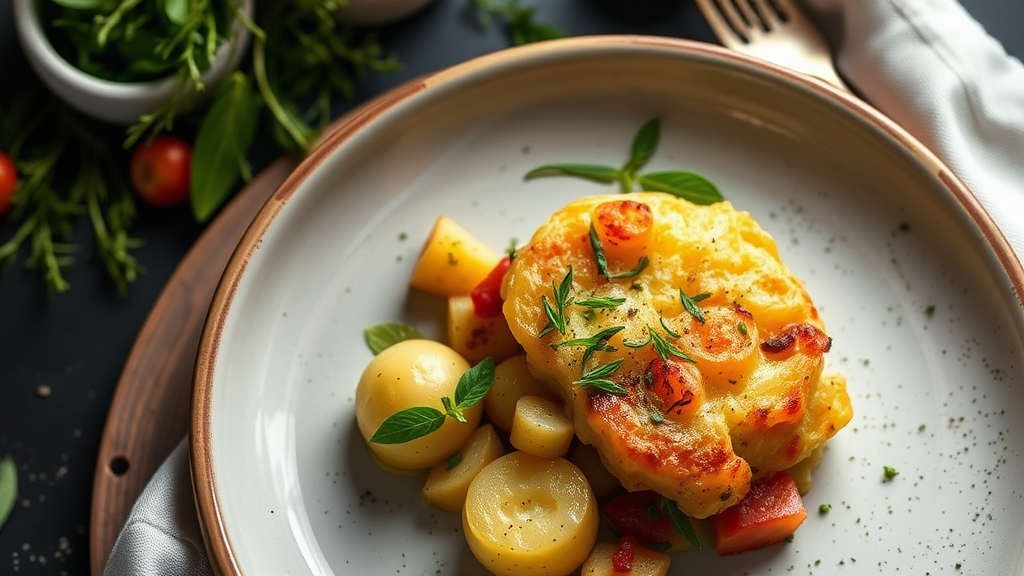 Herb-Infused Potato Gratin with a Twist