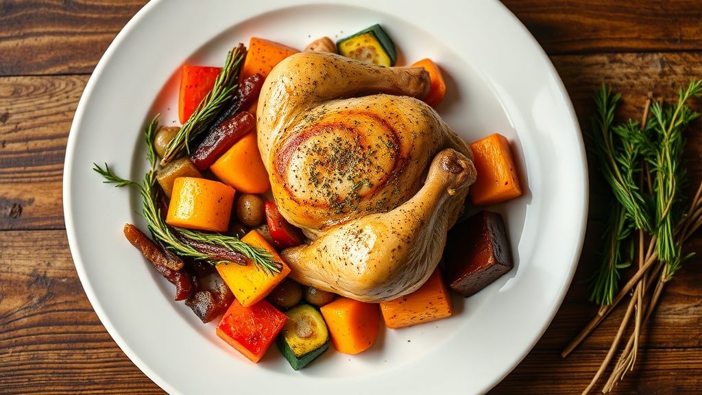 Herb-Roasted Chicken with Root Vegetables