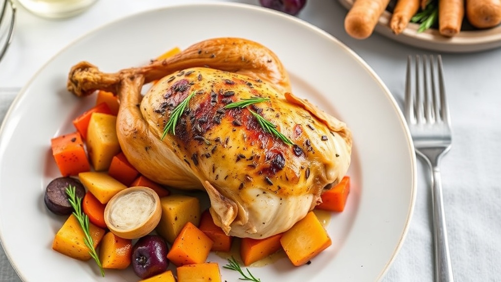 Herb-Roasted Chicken with Root Vegetables