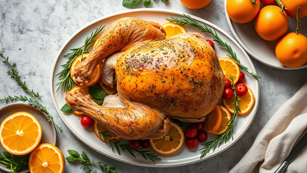 Herb-Roasted Turkey with Citrus Glaze