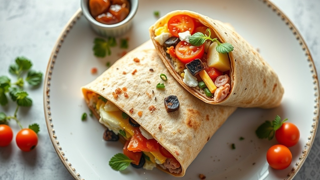 High-Protein Breakfast Burrito