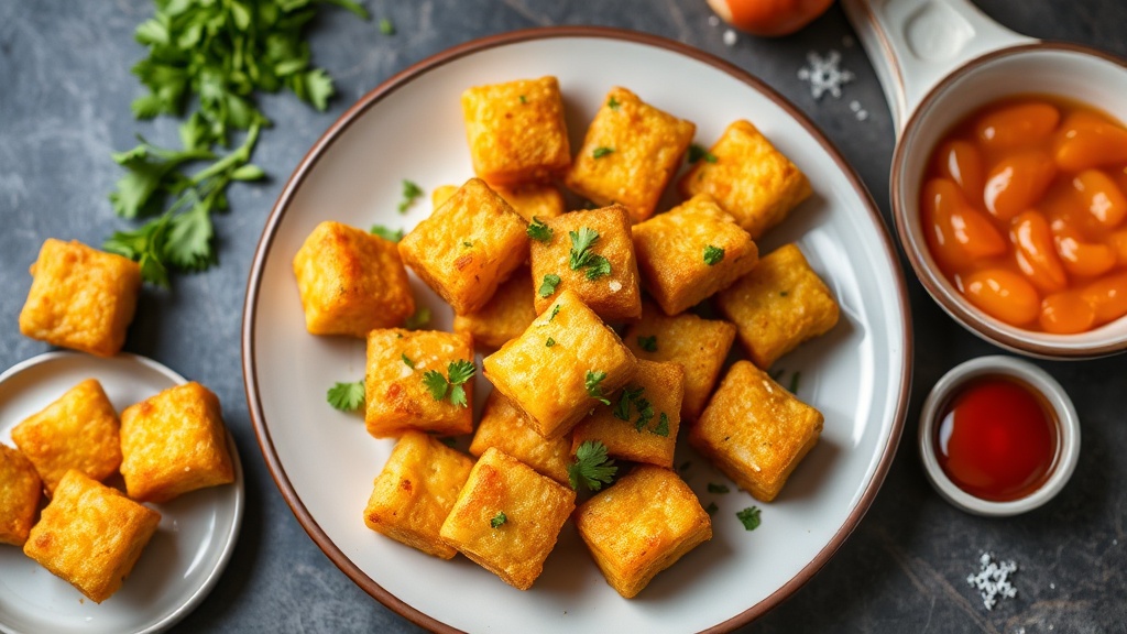 Homemade Cheddar Potato Tater Tots