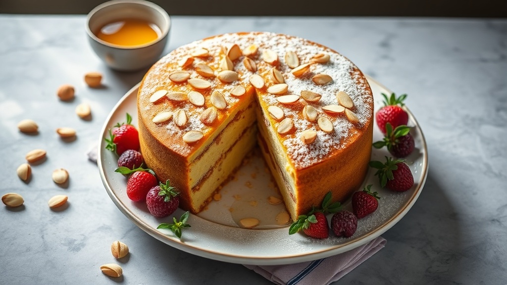 Honey Almond Cake