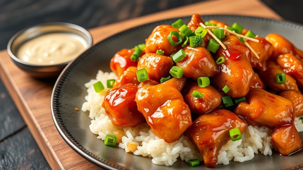 Honey Garlic Chicken with Ginger (Copycat Recipe)