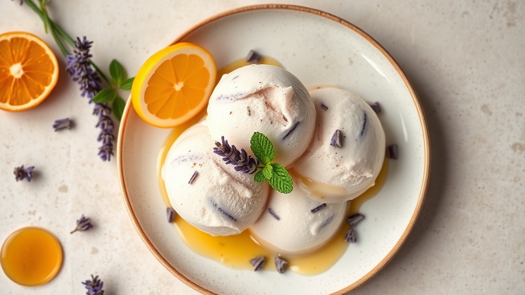 Honey Lavender Ice Cream