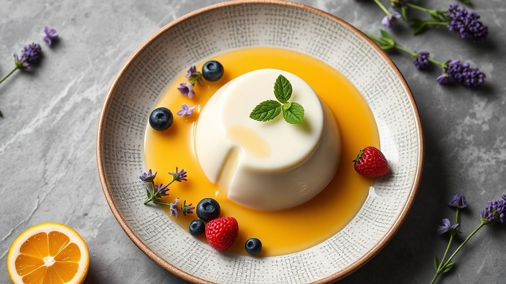 Honey Lavender Panna Cotta