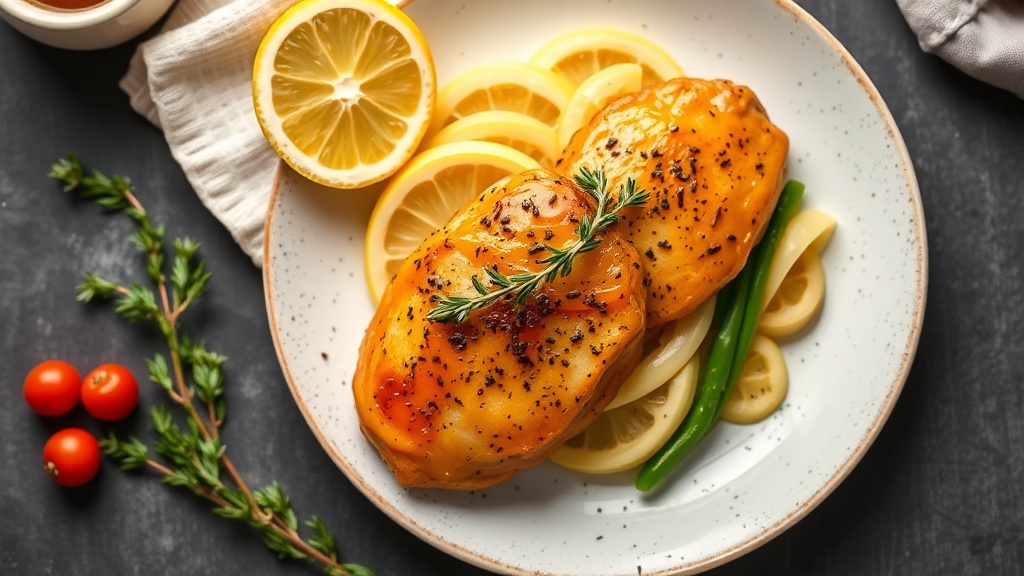 Honey Lemon Chicken with Thyme
