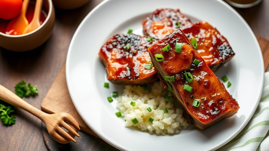 Honey-Garlic Boneless Pork Ribs